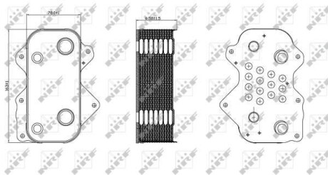 Охолоджувач мастила NRF 31259