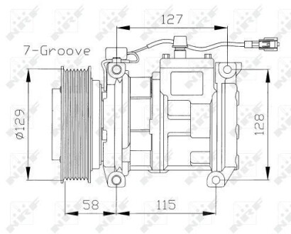 Компресор кондиціонера NRF 32094