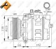 Компресор кондиціонера Audi A4/A6/A8/VW Passat 94-12 (6PK/d=119mm) NRF 32111 (фото 1)
