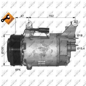 Компресор кондиціонера NRF 32409