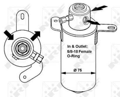 Осушувач кондиціонера NRF 33039