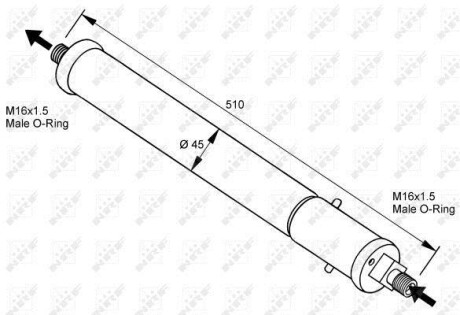 Осушувач кондиціонера NRF 33100