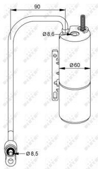 Осушувач кондиціонера NRF 33202