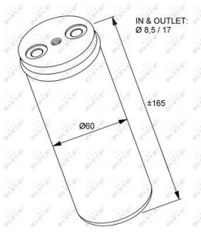 Осушувач кондиціонера NRF 33233