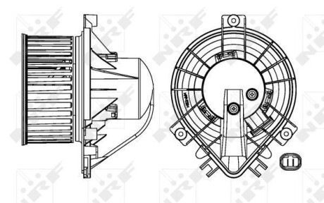 Вентилятор салону NRF 34158
