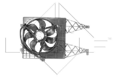 Вентилятор радіатора NRF 47056