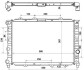 Радіатор двигуна NRF 58202 (фото 1)