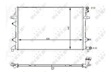 Радіатор NRF 59118