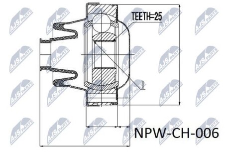 Шрус NTY NPWCH006 (фото 1)