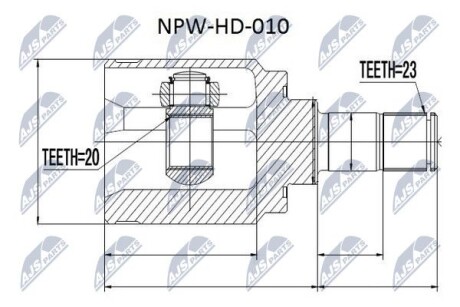ШРКШ зовнішній NTY NPWHD010