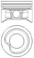 Поршень NURAL 87-307107-20 (фото 1)
