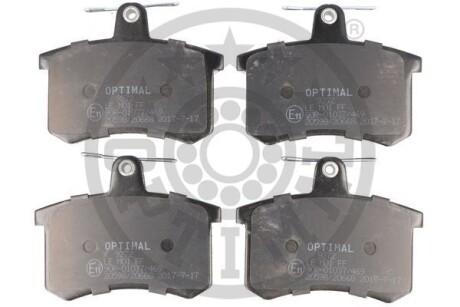 Фото гальмівні колодки дискові Optimal BP-09272 Гальмівні колодки дискові Optimal BP-09272