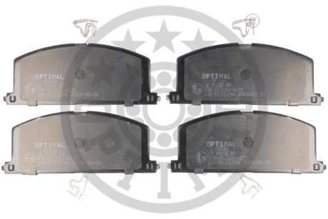 Фото гальмівні колодки дискові Optimal BP-09348 Гальмівні колодки дискові Optimal BP-09348