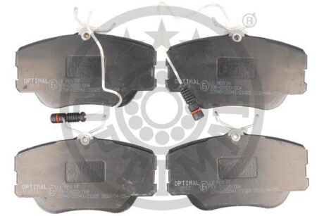 Фото гальмівні колодки дискові Optimal BP-09513 Гальмівні колодки дискові Optimal BP-09513