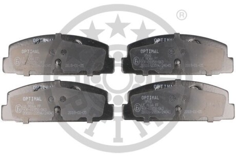 Фото гальмівні колодки дискові Optimal BP-09560 Гальмівні колодки дискові Optimal BP-09560