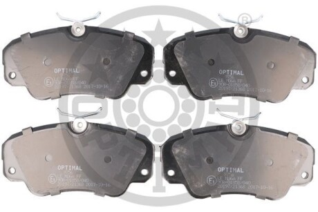 Фото гальмівні колодки дискові Optimal BP-09756 Гальмівні колодки дискові Optimal BP-09756