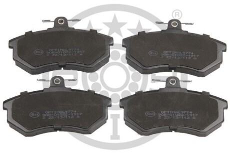 Фото гальмівні колодки дискові Optimal BP-09774 Гальмівні колодки дискові Optimal BP-09774