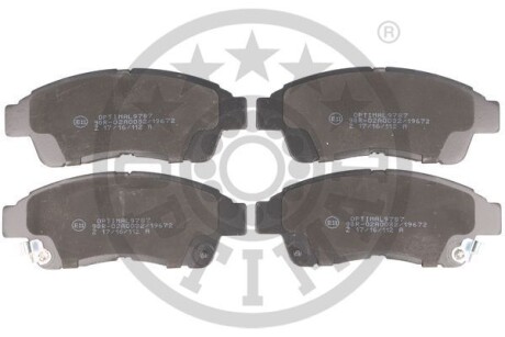 Фото гальмівні колодки дискові Optimal BP-09787 Гальмівні колодки дискові Optimal BP-09787