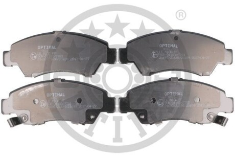 Фото гальмівні колодки дискові Optimal BP-09816 Гальмівні колодки дискові Optimal BP-09816