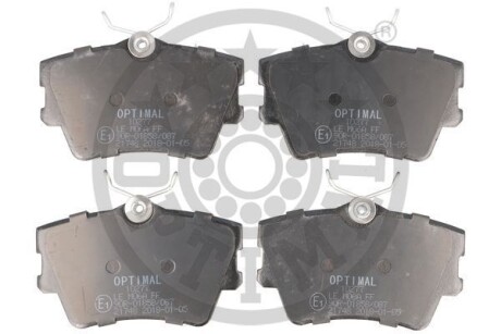 Фото гальмівні колодки дискові Optimal BP-10277 Гальмівні колодки дискові Optimal BP-10277