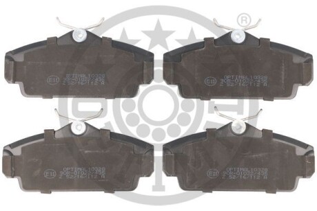 Фото гальмівні колодки дискові Optimal BP-10328 Гальмівні колодки дискові Optimal BP-10328