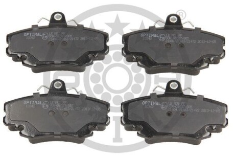 Фото гальмівні колодки дискові Optimal BP-10342 Гальмівні колодки дискові Optimal BP-10342