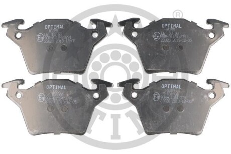 Фото гальмівні колодки дискові Optimal BP-10355 Гальмівні колодки дискові Optimal BP-10355