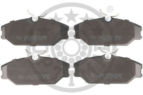 Гальмівні колодки дискові Optimal BP-10438
