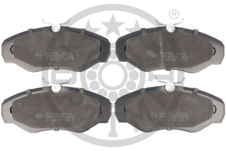 Фото гальмівні колодки дискові Optimal BP-12014 Гальмівні колодки дискові Optimal BP-12014