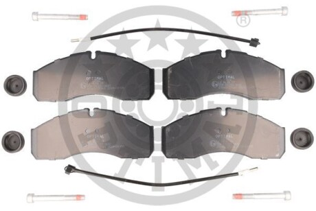 Фото гальмівні колодки дискові Optimal BP-12026 Гальмівні колодки дискові Optimal BP-12026