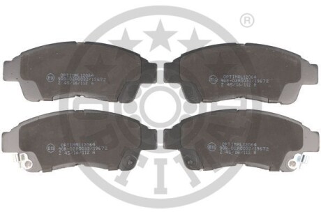 Фото гальмівні колодки дискові Optimal BP-12064 Гальмівні колодки дискові Optimal BP-12064