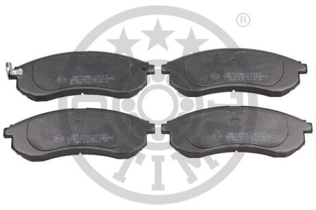 Фото гальмівні колодки дискові Optimal BP-12117 Гальмівні колодки дискові Optimal BP-12117