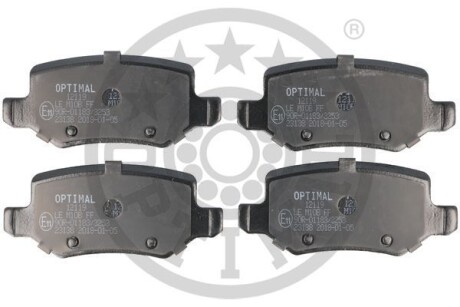 Фото гальмівні колодки дискові Optimal BP-12119 Гальмівні колодки дискові Optimal BP-12119
