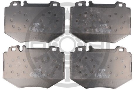 Фото гальмівні колодки дискові Optimal BP-12134 Гальмівні колодки дискові Optimal BP-12134