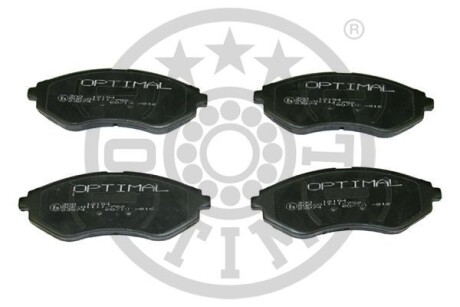 Фото гальмівні колодки дискові Optimal BP-12154 Гальмівні колодки дискові Optimal BP-12154
