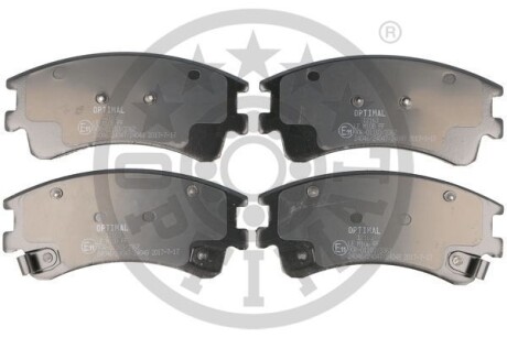 Фото гальмівні колодки дискові Optimal BP-12163 Гальмівні колодки дискові Optimal BP-12163