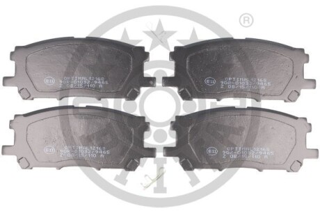 Фото гальмівні колодки дискові Optimal BP-12168 Гальмівні колодки дискові Optimal BP-12168