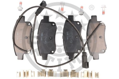 Фото гальмівні колодки дискові Optimal BP-12298 Гальмівні колодки дискові Optimal BP-12298