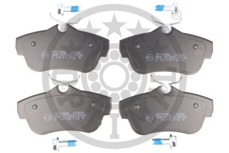 Фото гальмівні колодки дискові Optimal BP-12300 Гальмівні колодки дискові Optimal BP-12300
