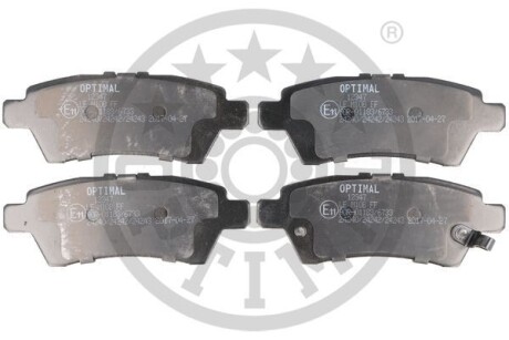 Фото гальмівні колодки дискові Optimal BP-12347 Гальмівні колодки дискові Optimal BP-12347