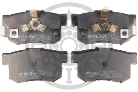 Гальмівні колодки дискові Optimal BP-12353