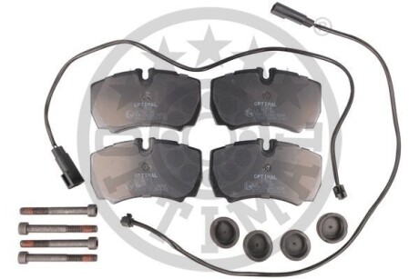 Фото гальмівні колодки дискові Optimal BP-12418 Гальмівні колодки дискові Optimal BP-12418