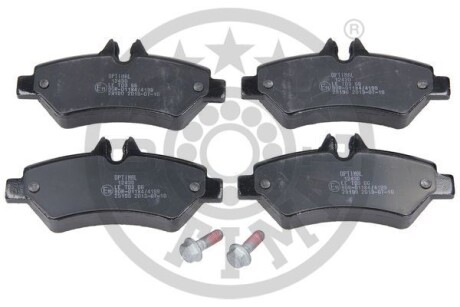 Фото гальмівні колодки дискові Optimal BP-12430 Гальмівні колодки дискові Optimal BP-12430