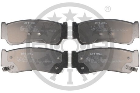 Фото гальмівні колодки дискові Optimal BP-12451 Гальмівні колодки дискові Optimal BP-12451