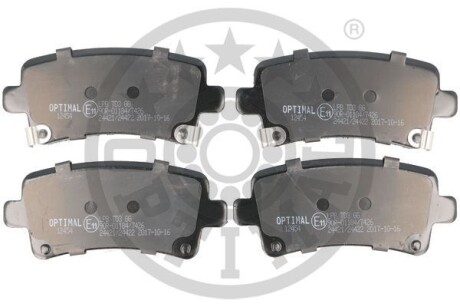Фото гальмівні колодки дискові Optimal BP-12454 Гальмівні колодки дискові Optimal BP-12454