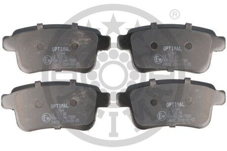 Фото гальмівні колодки дискові Optimal BP-12464 Гальмівні колодки дискові Optimal BP-12464