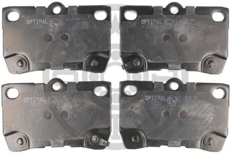 Фото гальмівні колодки дискові Optimal BP-12528 Гальмівні колодки дискові Optimal BP-12528
