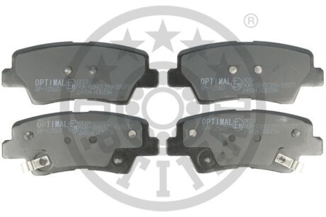 Фото гальмівні колодки дискові Optimal BP-12560 Гальмівні колодки дискові Optimal BP-12560
