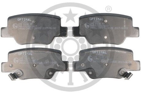 Фото гальмівні колодки дискові Optimal BP-12565 Гальмівні колодки дискові Optimal BP-12565