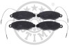 Фото 1 - гальмівні колодки дискові Optimal BP-12576 Гальмівні колодки дискові Optimal BP-12576 (фото 1)